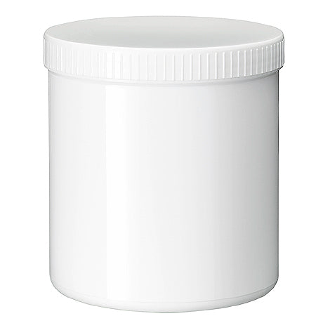 Blockland Zalfpot wit PP plastobel gedopt 1000 ml 18st