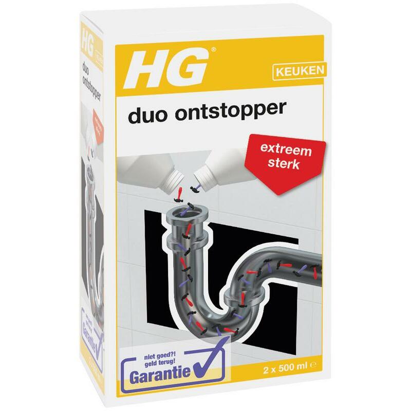 HG Duo ontstopper 2 x 500 ml 1st