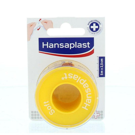 Hansaplast Hechtpleister soft 5 m x 2.5 cm 1st