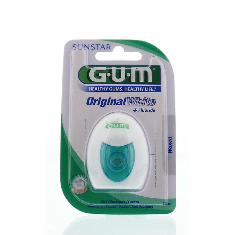 GUM Original white floss 30 meter blister 1st