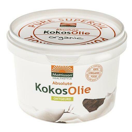 Mattisson Kokosnootolie geurloos bio 500g