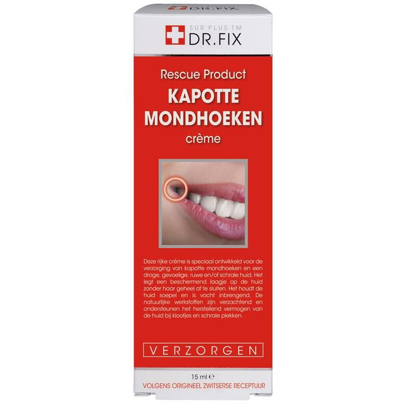 Dr Fix Kapotte mondhoeken creme / coins de bouche abimes 15ml