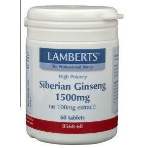 Lamberts Ginseng Siberisch 1500 mg 60tb