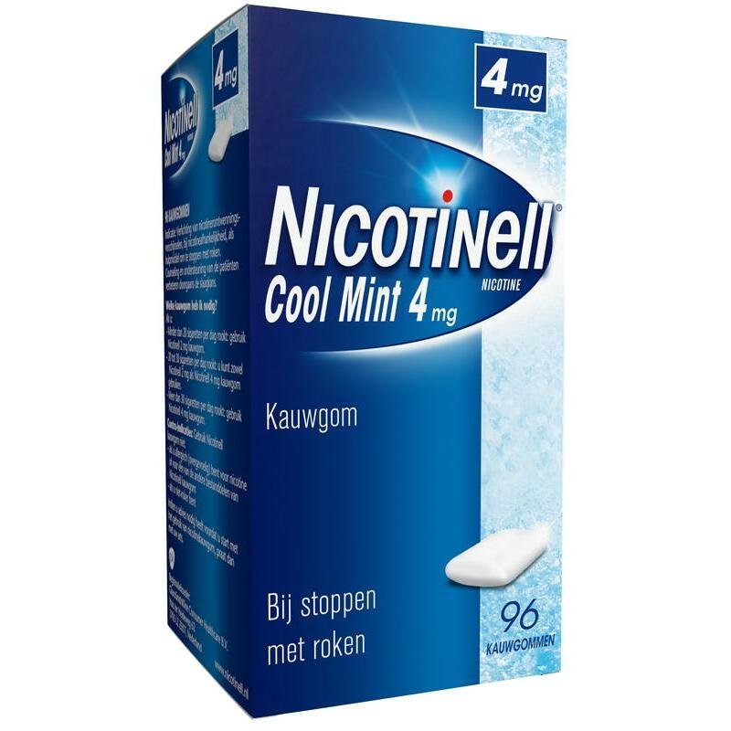 Nicotinell Kauwgom cool mint 4 mg 96st