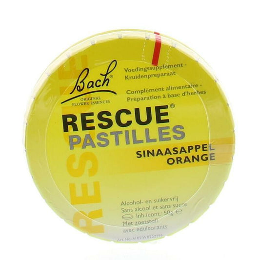 Bach Rescue pastilles sinaasappel 50g