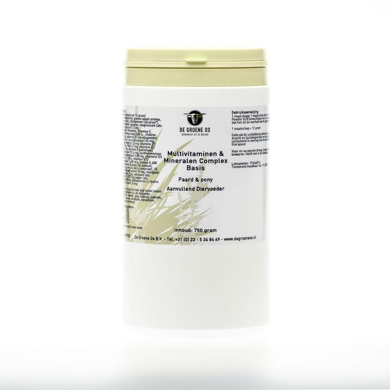 Groene Os Multi vitaminen en mineralen complex basis paard/p 750g