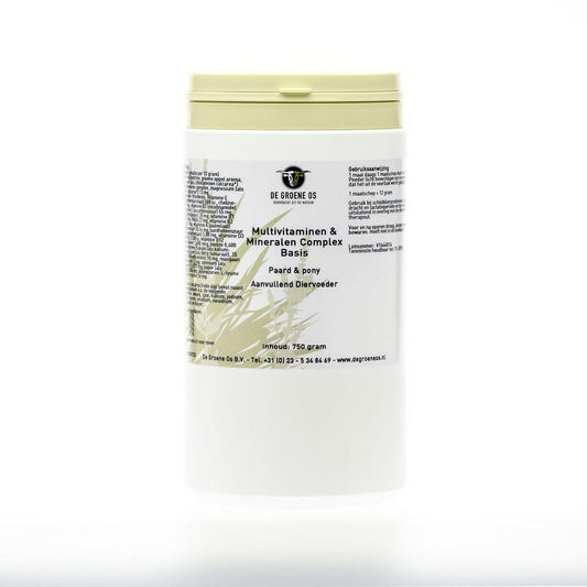 Groene Os Multi vitaminen en mineralen complex basis paard/p 750g