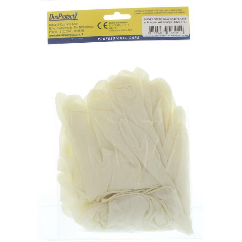 Duoprotect Handschoen latex extra large 10st