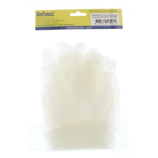Duoprotect Handschoen vinyl medium 10st