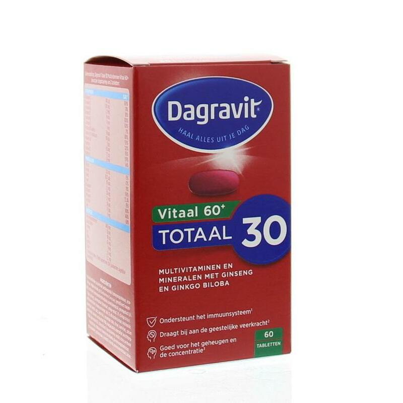 Dagravit Totaal 30 vitaal 60+ 60tb