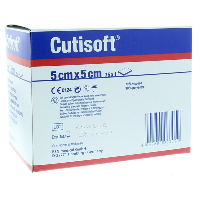 Cutisoft Vliescompressen steriel 5 x 5 cm 75st
