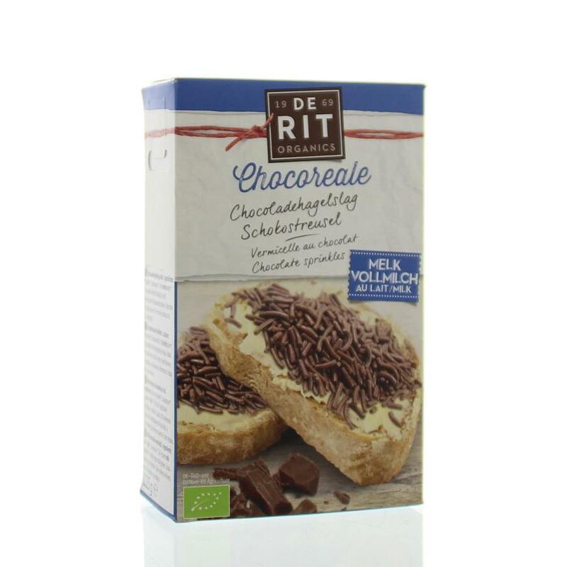 De Rit Chocoreale hagelslag melk bio 225g