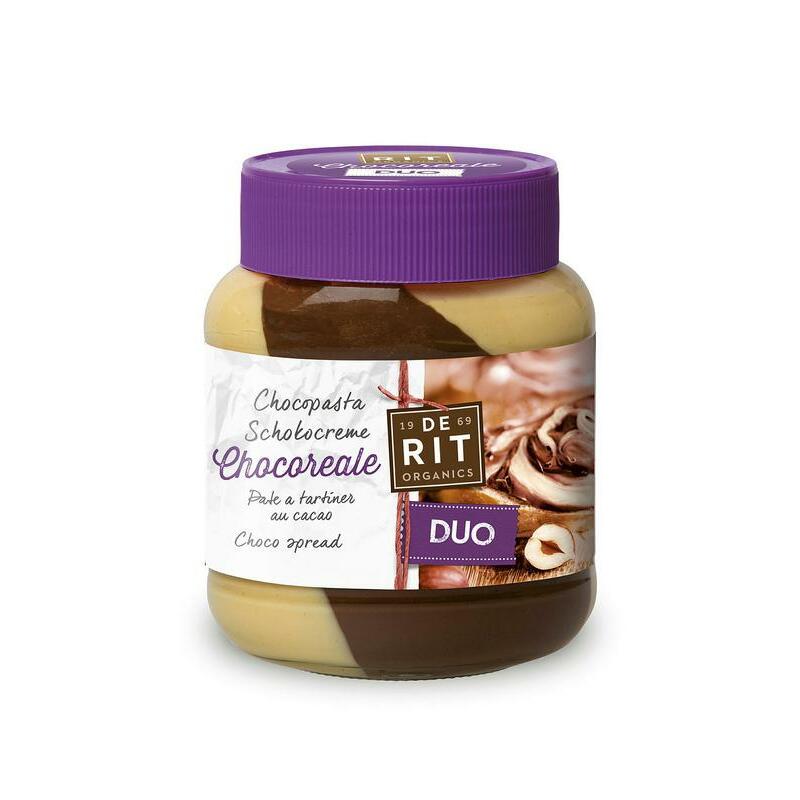 De Rit Chocoreale duopasta rietsuiker bio 350g