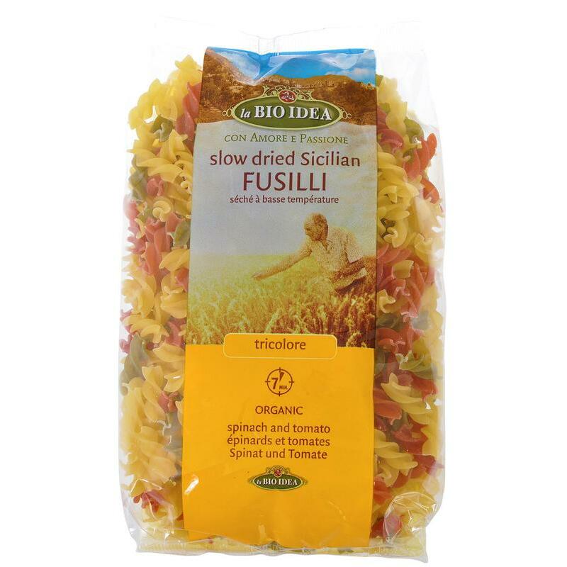 Bioidea Fusilli tricolore spirelli bio 500g
