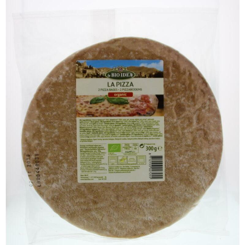 Bioidea Pizzabodems 2 stuks bio 2st