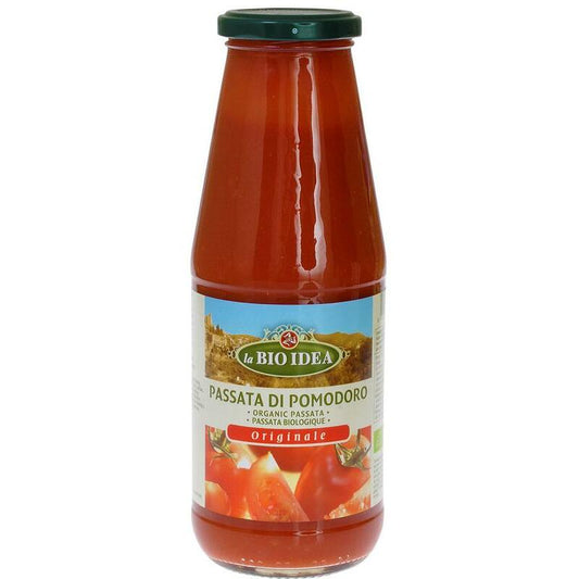 Bioidea Passata gezeefde tomaten bio 680g