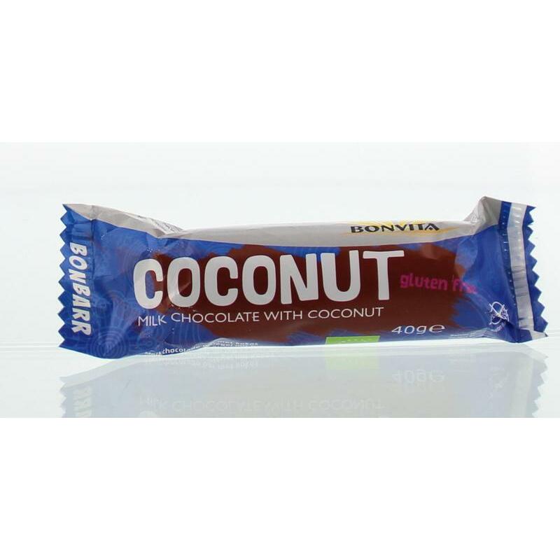 Bonvita Bonbarr choco cocosbar melk bio 40g