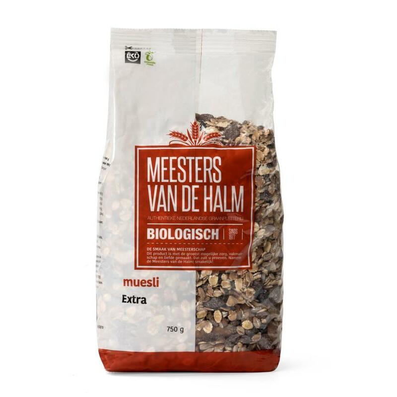 De Halm Muesli extra bio 750g