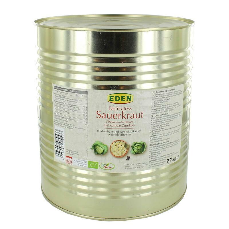 Eden Zuurkool in blik bio 9700g