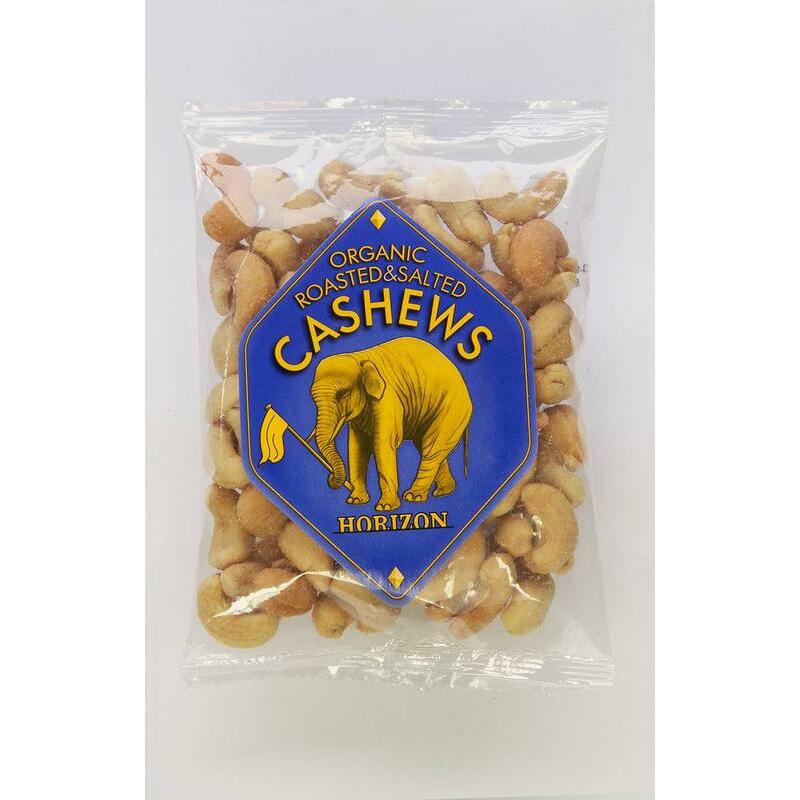 Horizon Cashewnoten geroosterd en gezout bio 100g