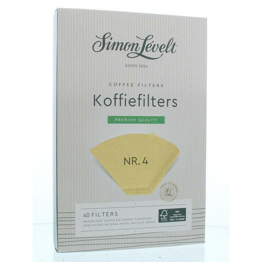 Simon Levelt Koffiefilters nr 4 40st