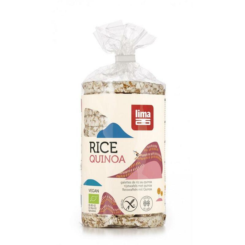 Lima Rijstwafels met quinoa bio 100g