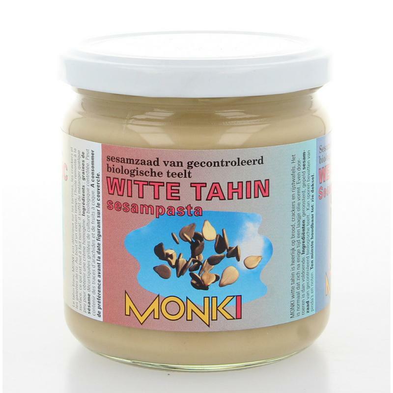 Monki Witte tahin zonder zout eko bio 330g