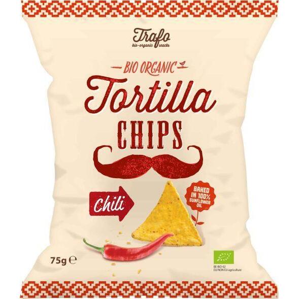 Trafo Tortilla chips chili bio 75g