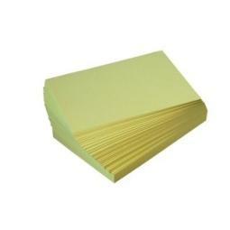 Blockland Receptpapier geel 10.5 x 14.8 2000st