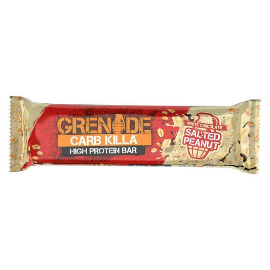 Grenade High protein bar white chocolate salted peanut 60g