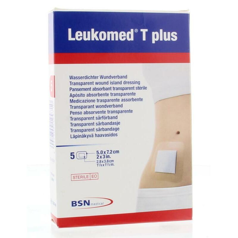 Leukomed T plus 5 cm x 7.2 cm 5st