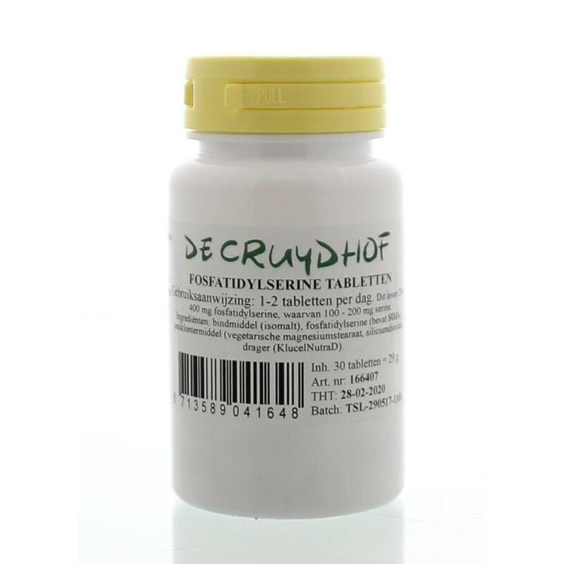 Cruydhof Fosfatidylserine 200 mg 30tb