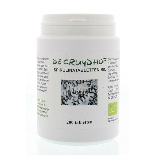 Cruydhof Spirulina tabletten 500mg bio 200tb