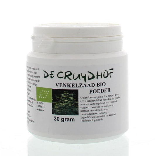 Cruydhof Venkelzaad poeder bio 30g