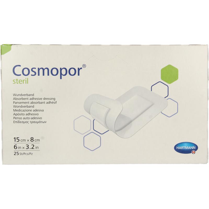 Hartmann Cosmopor wondverband zelfklev 8cm x 15cm steriel 25st