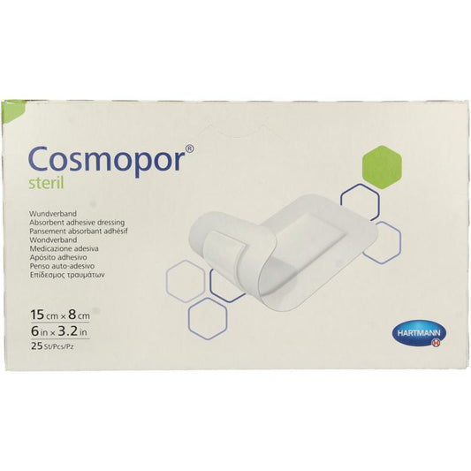 Hartmann Cosmopor wondverband zelfklev 8cm x 15cm steriel 25st