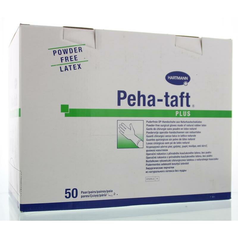 Hartmann Peha taft plus onderzoekhandschoen pvr 9 100st