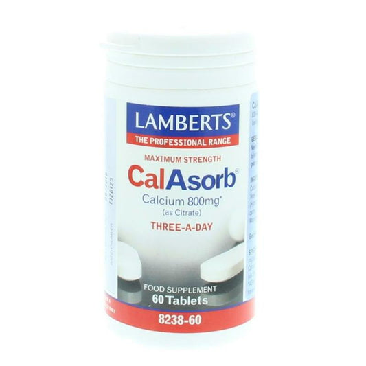 Lamberts Calasorb (calcium citraat) & Vitamine D3 60tb