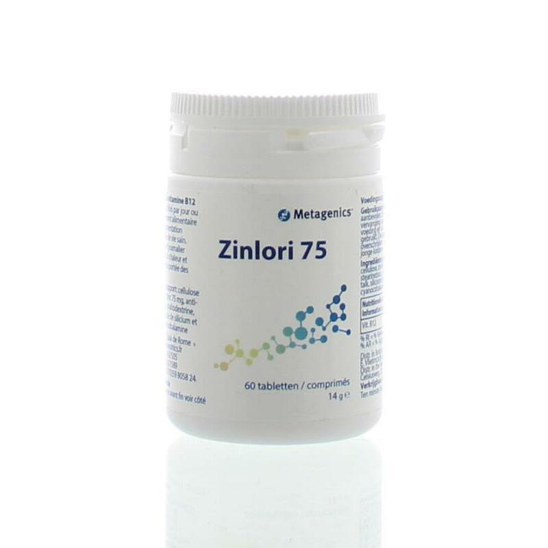 Metagenics Zinlori 75 60tb