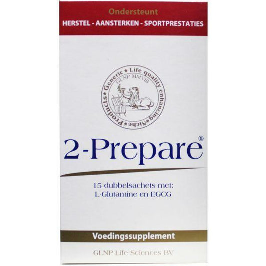 2-Prepare L Glutamine poeder EGCG sachets 150 mg 15sach