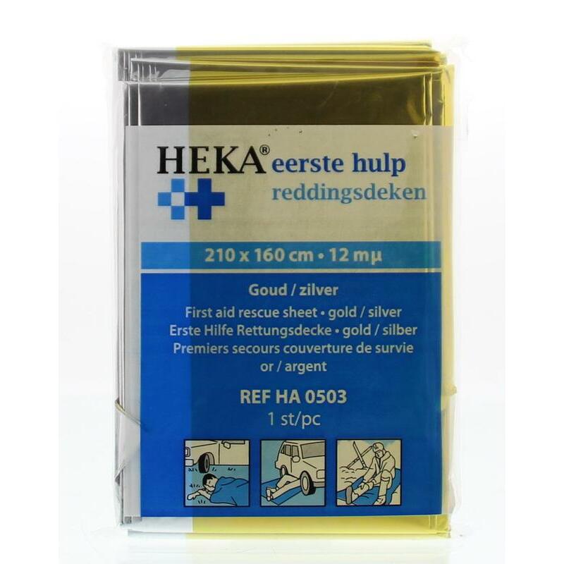 Heka Reddingsdeken goud/zilver 160 x 210 1st