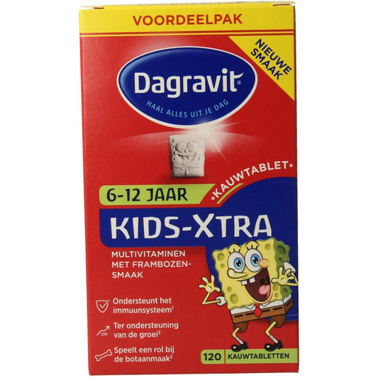 Dagravit Multi kids framboos 6-12 jaar 120kt