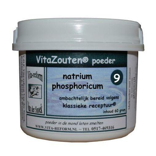 Vitazouten Natrium phosphoricum poeder Nr. 09 60g