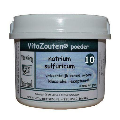 Vitazouten Natrium sulfuricum poeder Nr. 10 60g
