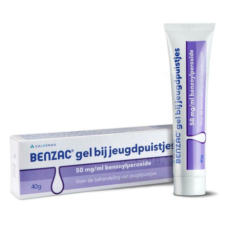 Benzac Gel 50mg/ml benzoylperoxide 40g