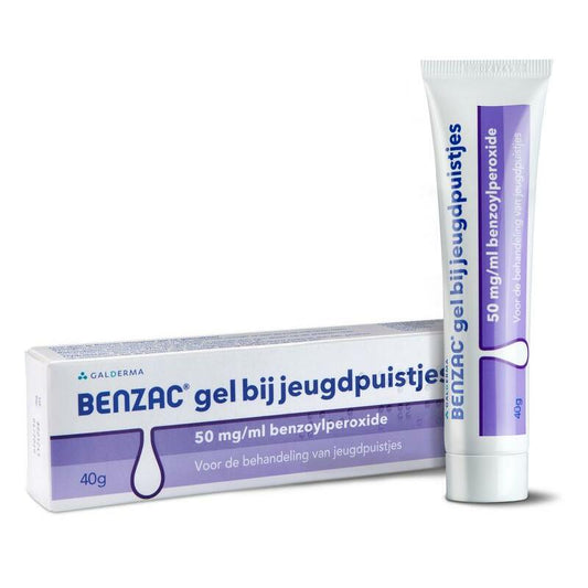 Benzac Gel 50mg/ml benzoylperoxide 40g
