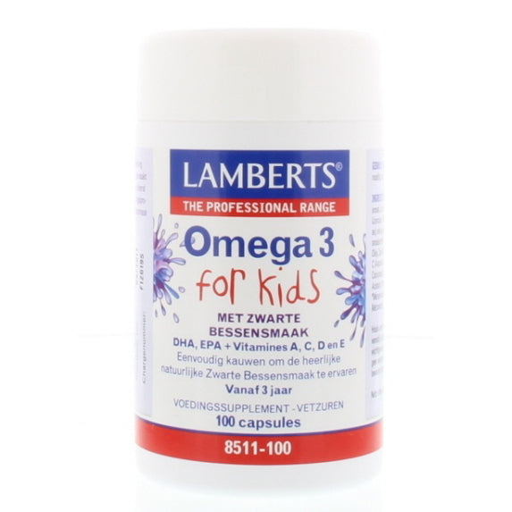 Lamberts Visolie omega 3 for kids 100ca