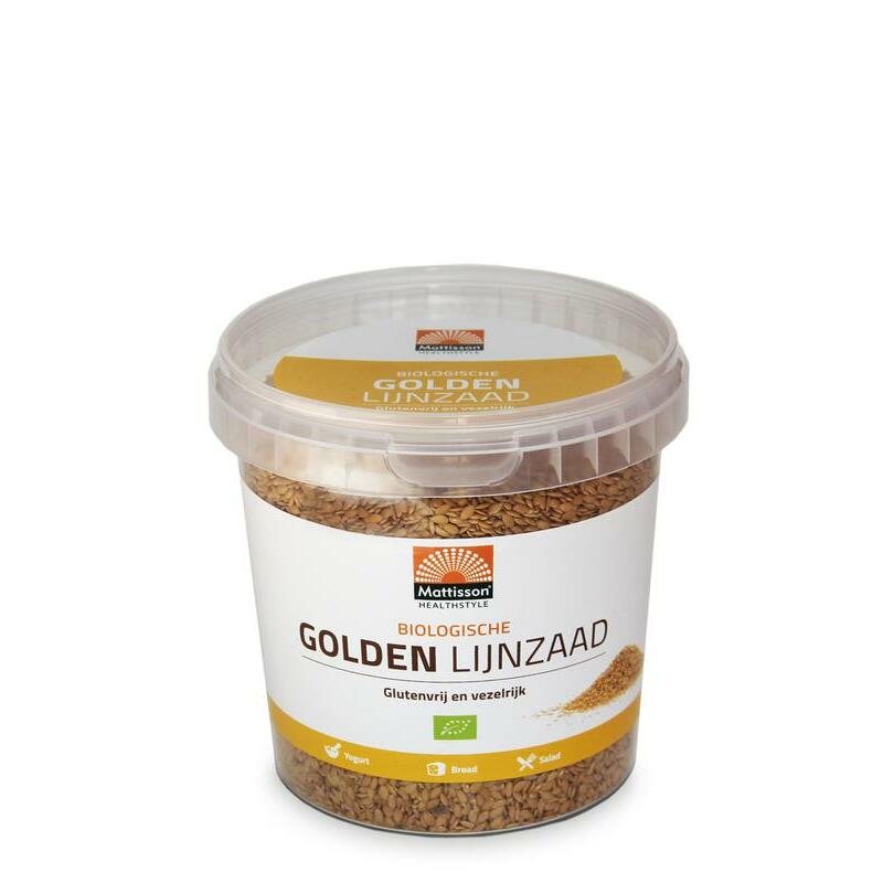 Mattisson Golden lijnzaad omega 3 bio 500g