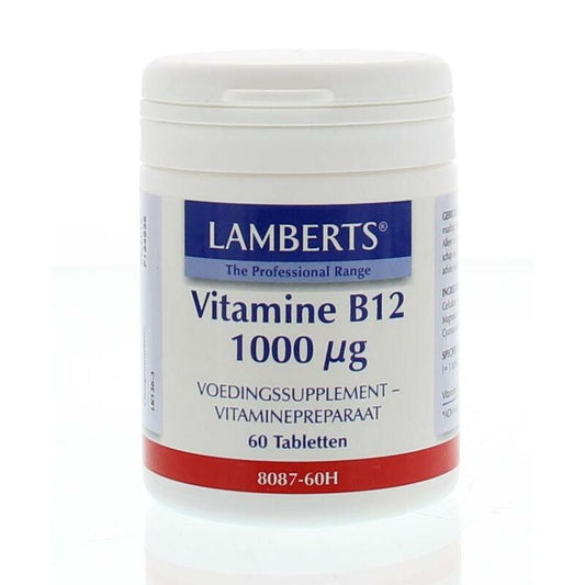 Lamberts Vitamine B12 1000 mcg (cyanocobalamine) 60tb