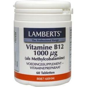 Lamberts Vitamine B12 methylcobalamine 1000 mcg 60tb